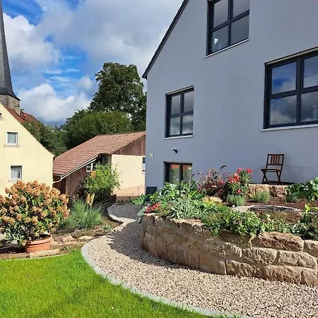 Juliane's Panorama-domizil In Nemmersdorf Apartmán *